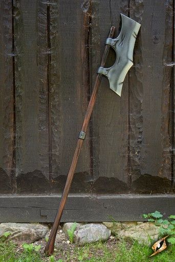 Lange Bijl met Enkel Blad - 190 cm