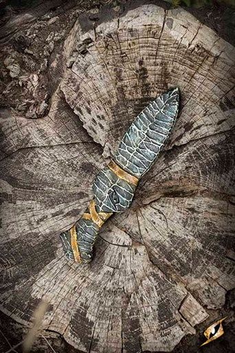 Prehistorisch Stenen Mes - 19 cm