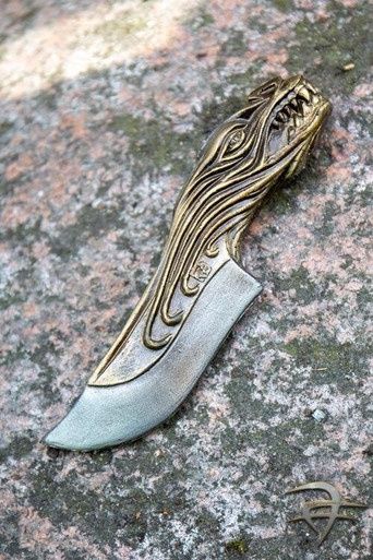 Draken Dolk - Goud - 16,3 cm