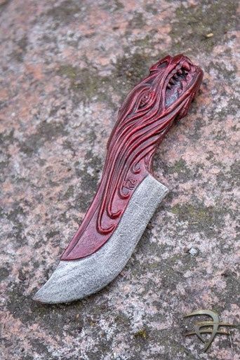 Draken Dolk - Rood - 16,3 cm