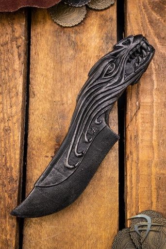 Draken Dolk - Zwart - 16,3 cm