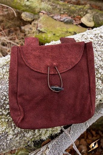 Dunne Leren Tas - Large - Bruin