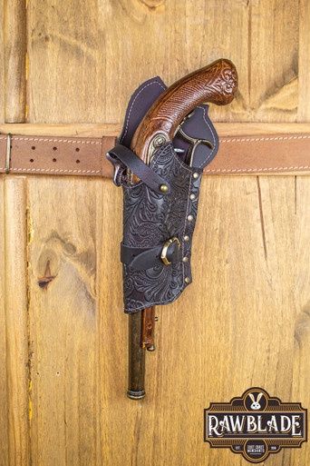 Jack Rackham Pistoolhouder Deluxe Links - Zwart