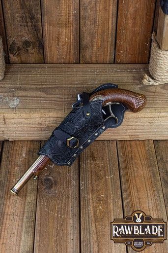 Jack Rackham Pistoolhouder Deluxe Links - Zwart