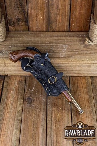 Jack Rackham Pistoolhouder Deluxe Rechts - Zwart