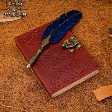 Pentagram Leren Dagboek