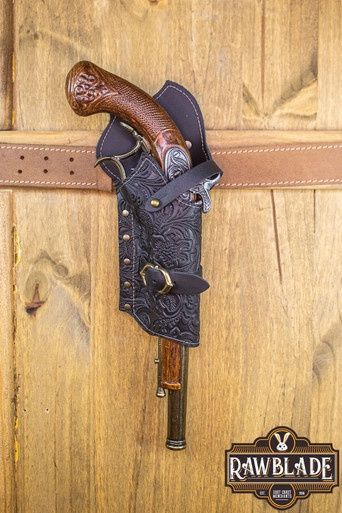 Jack Rackham Pistoolhouder Deluxe Rechts - Zwart