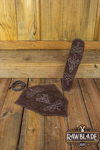 Vryla Premium Splitleren Bracers - Bruin