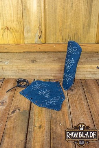 Vryla Premium Splitleren Bracers - Blauw