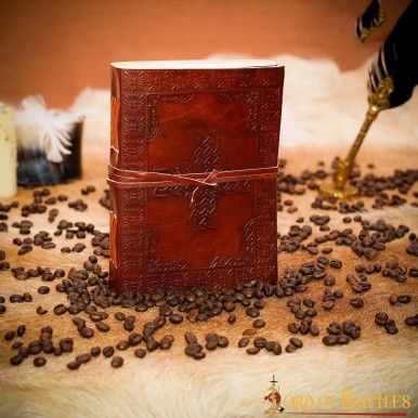 Keltisch Kruis en Keltische Levensboom Leren Dagboek