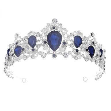 Tiara Lorena - Zilver/Blauw