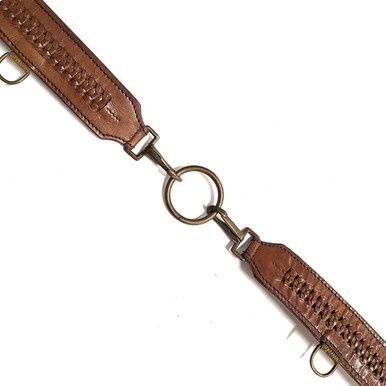 Zwaard Riem Gevlochten Enkel - Bruin