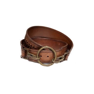Zwaard Riem Gevlochten Enkel - Bruin
