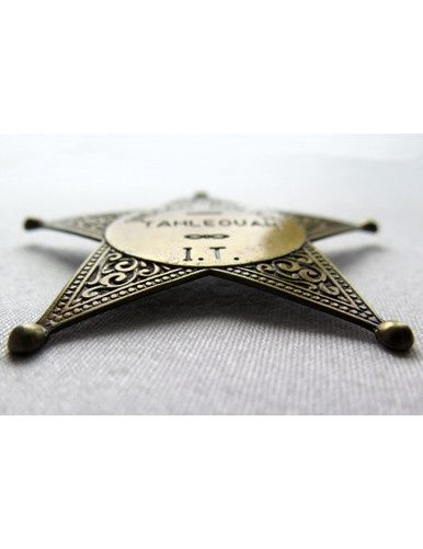 Indian Police Tahleouah Ster Badge