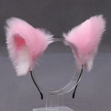 Kat/Vos Dieren Oren Diadeem - Roze