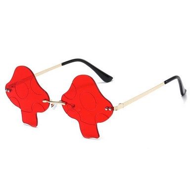 Paddestoel Zonnebril - Rood