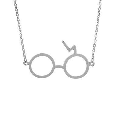 Harry Potter Bril Ketting - Zilver