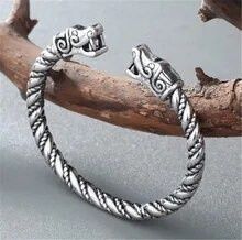 Metalen Viking Polsband - Beer - Zilver