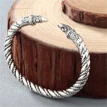 Metalen Viking Polsband - Slang - Zilver