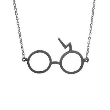 Harry Potter Bril Ketting - Zwart