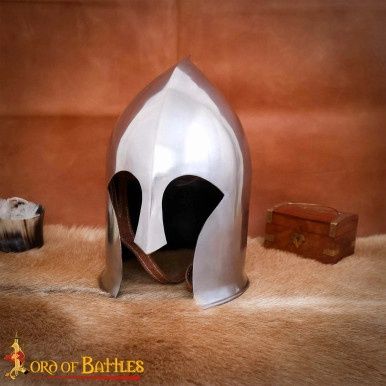 Elfen Krijger Helm met Leren Voering
