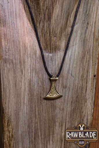 Viking Bijl Hanger - Goud