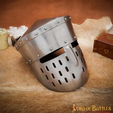 Kruisridder Historische Emmer Stalen Helm