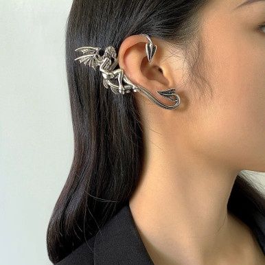 Duivel Metalen Ear-Wrap