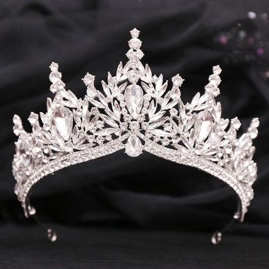 Tiara Amélie - Zilver/Wit