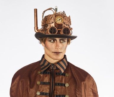 Hoge Hoed Steampunk Schoorsteen