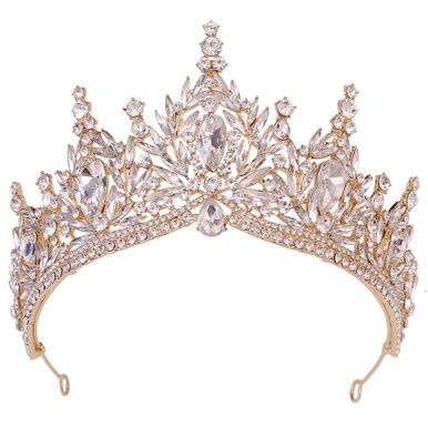 Tiara Amélie - Goud/Wit
