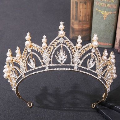 Tiara Ingrid - Goud/Wit