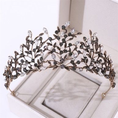 Tiara Leafya - Antiek Goud/Wit