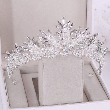 Tiara Eilika - Zilver/Wit