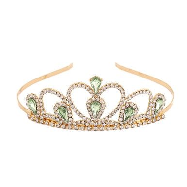 Tiara Aspasia - Goud/Groen