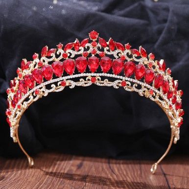 Tiara Jin - Goud/Rood