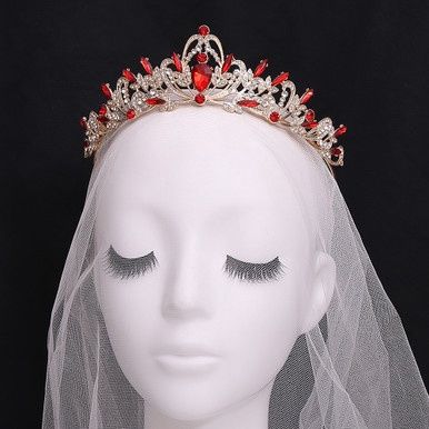 Tiara Cathrijn - Goud/Rood