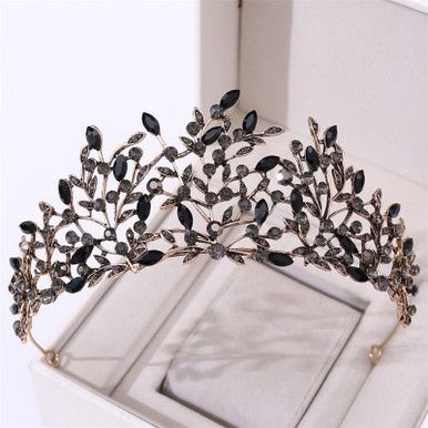 Tiara Leafya - Antiek Goud/Zwart