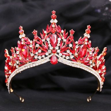 Tiara Amélie - Goud/Rood