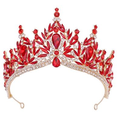 Tiara Amélie - Goud/Rood