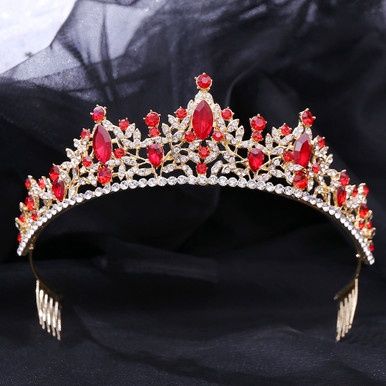 Tiara Lillian - Goud/Rood