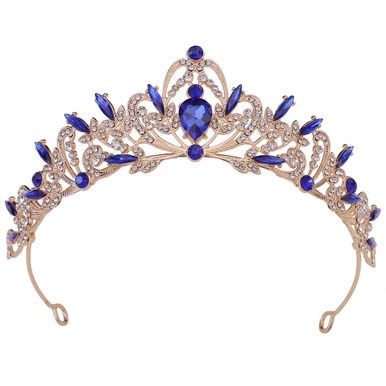Tiara Cathrijn - Goud/Blauw