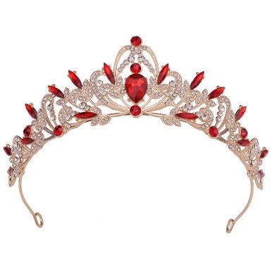 Tiara Cathrijn - Goud/Rood