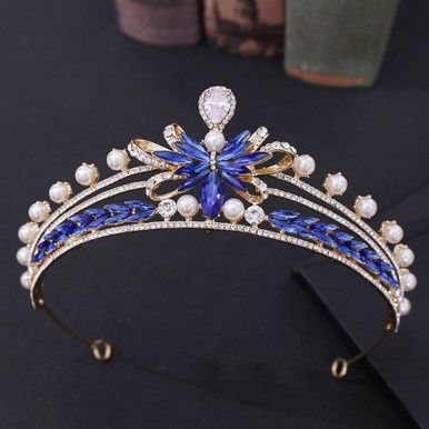 Tiara Valeria - Goud/Blauw