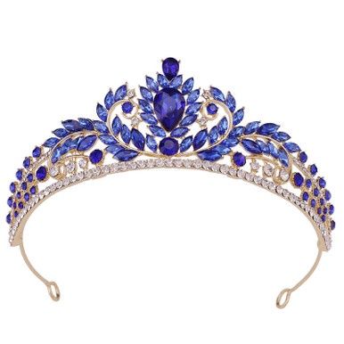 Tiara Lavinia - Goud/Blauw