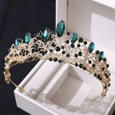 Tiara Mary - Goud/Groen