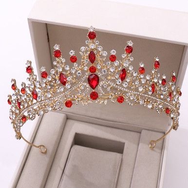 Tiara Juana - Goud/Rood
