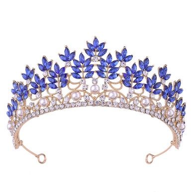 Tiara Livia - Goud/Blauw