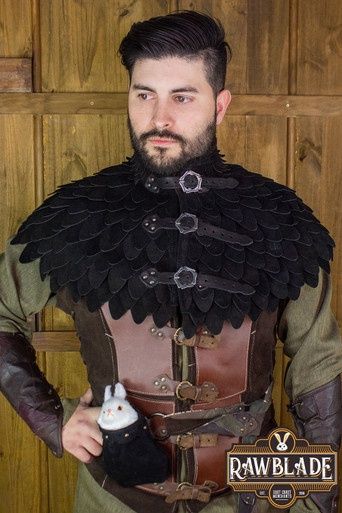 Oria Schubben Gorget - Zwart