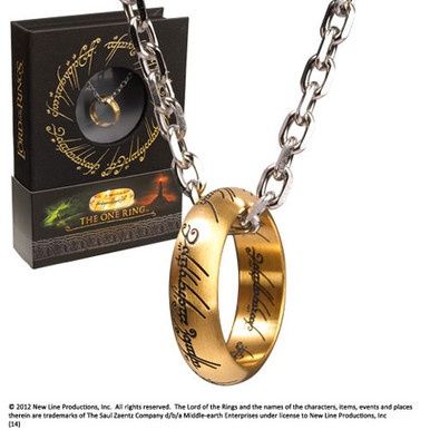 The One Ring - Met Ketting - Roestvrij Staal